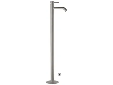 X STYLE INOX - Floor standing stainless steel washbasin mixer _ Remer Rubinetterie